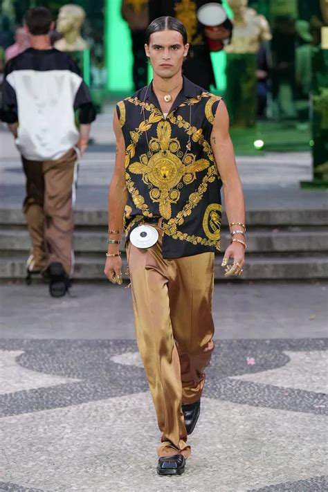 versace mens runway 2016|Versace runway dresses.